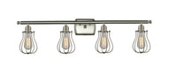 Austere Modern Contempo, Industrial, Restoration-Vintage Bleecker Bath Vanity Light