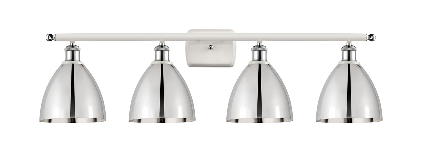 Ballston Industrial, Farmhouse, Restoration-Vintage Berkshire Metal Bath Vanity Light