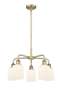 Ballston Chandelier Cast Brass Glass Steel