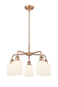 Ballston Chandelier Cast Brass Glass Steel