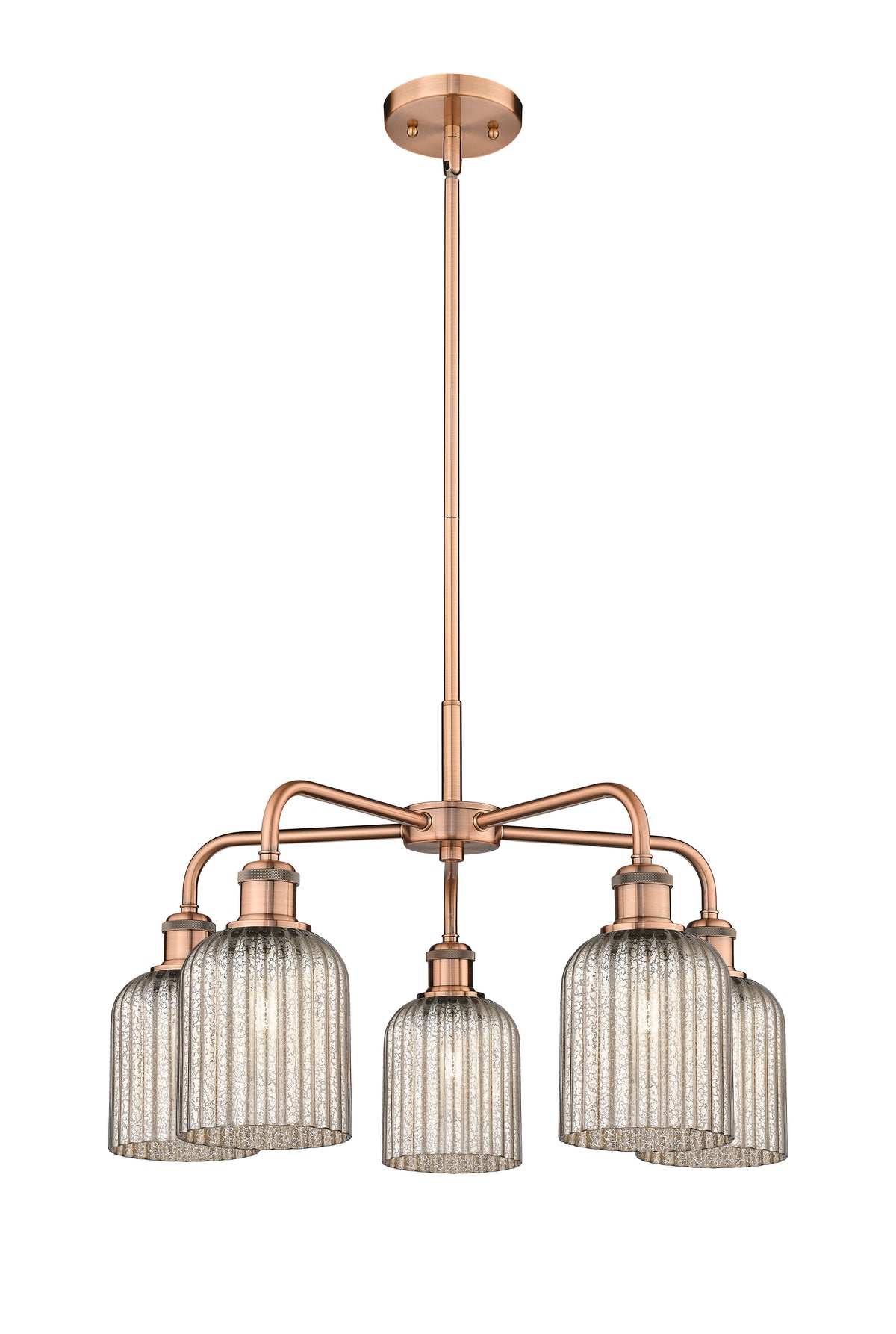 Ballston Chandelier Cast Brass Glass Steel