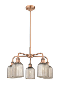 Ballston Chandelier Cast Brass Glass Steel