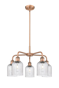 Ballston Chandelier Cast Brass Glass Steel