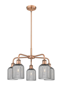 Ballston Chandelier Cast Brass Glass Steel