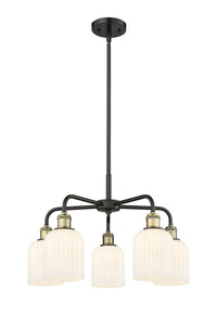 Ballston Chandelier Cast Brass Glass Steel
