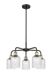 Ballston Chandelier Cast Brass Glass Steel