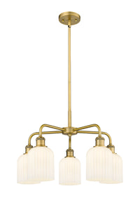 Ballston Chandelier Cast Brass Glass Steel