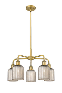 Ballston Chandelier Cast Brass Glass Steel