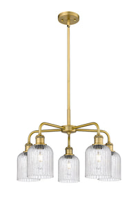 Ballston Chandelier Cast Brass Glass Steel