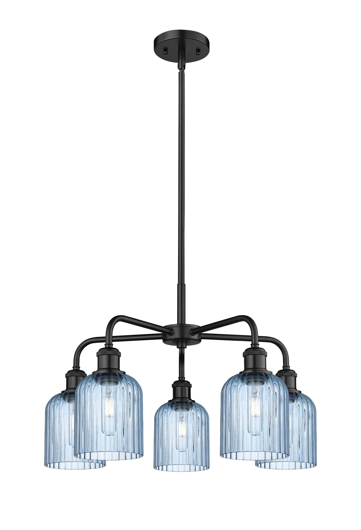 Ballston Chandelier Cast Brass Glass Steel
