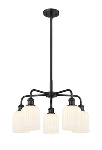 Ballston Chandelier Cast Brass Glass Steel