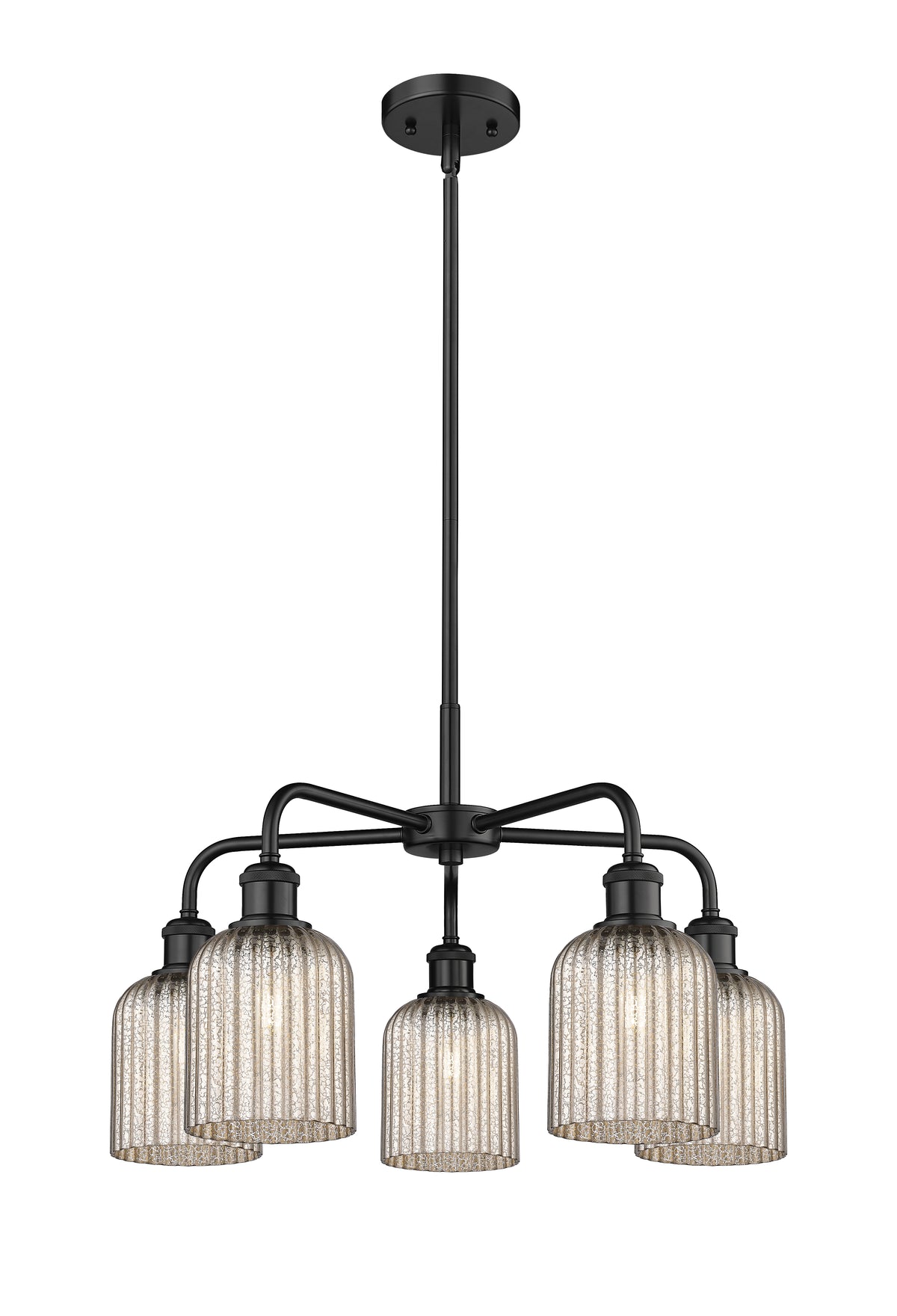 Ballston Chandelier Cast Brass Glass Steel