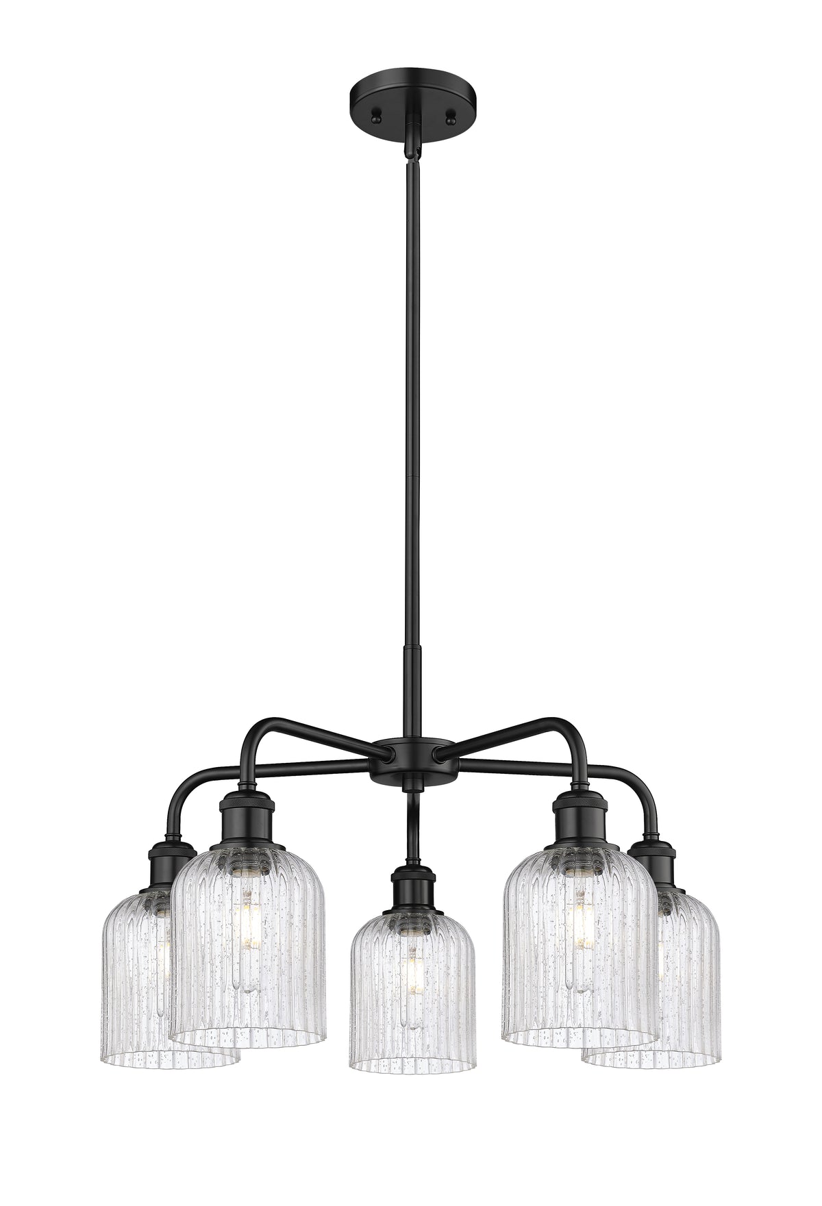 Ballston Chandelier Cast Brass Glass Steel
