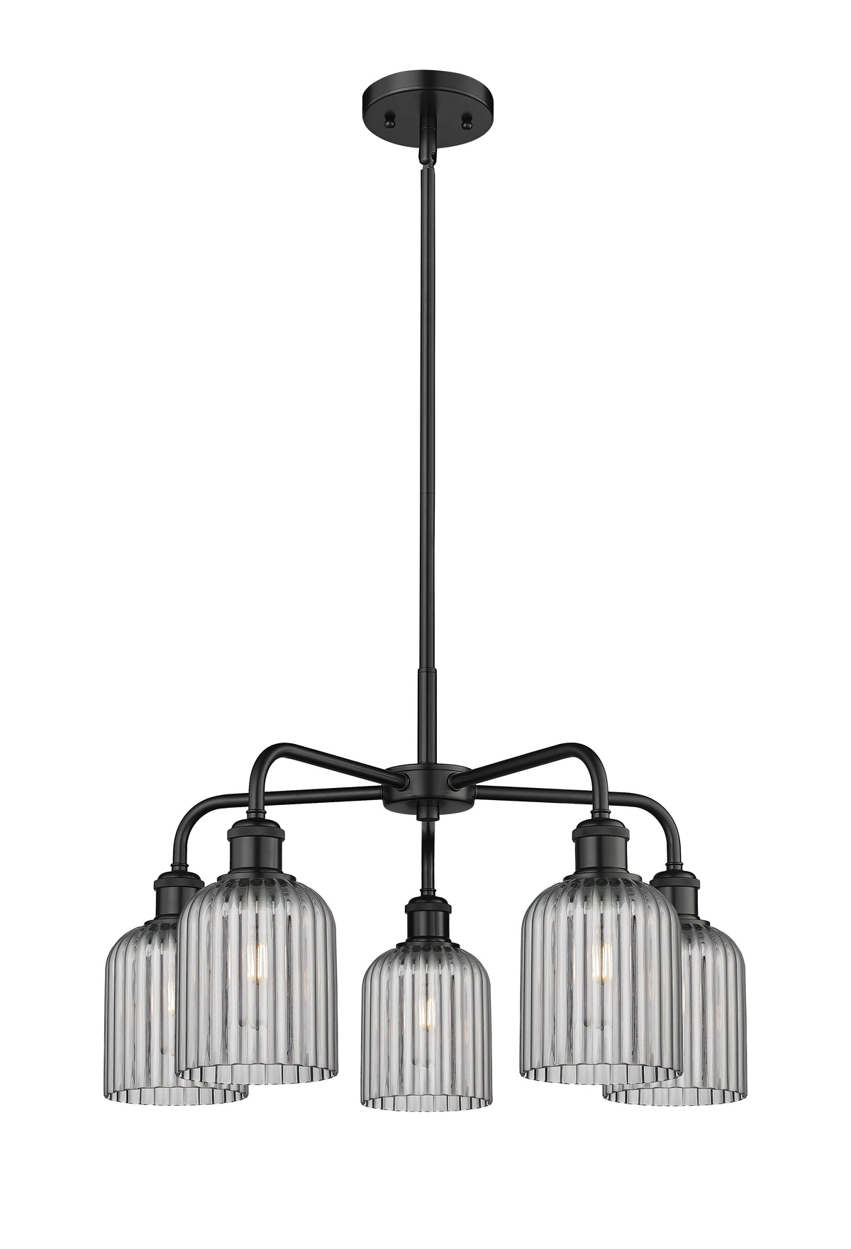 Ballston Chandelier Cast Brass Glass Steel