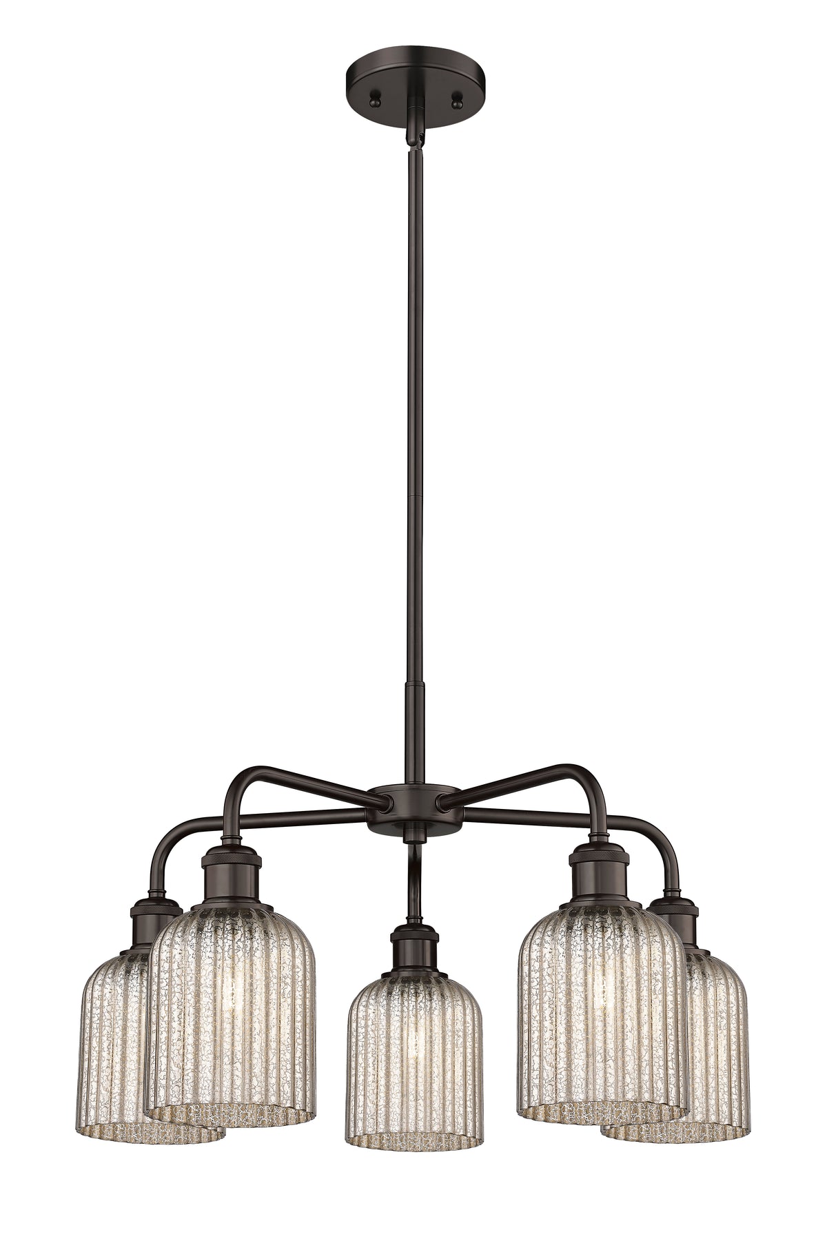 Ballston Chandelier Cast Brass Glass Steel