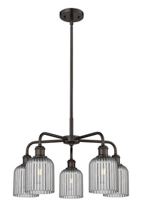 Ballston Chandelier Cast Brass Glass Steel