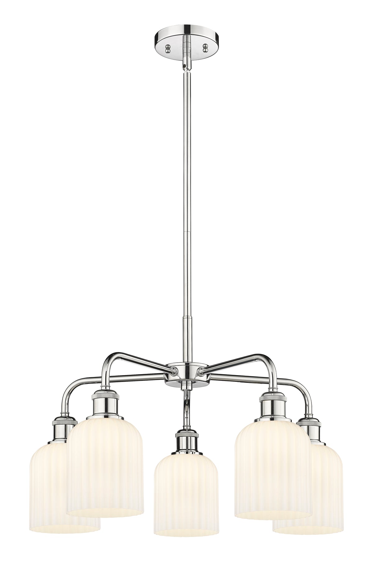 Ballston Chandelier Cast Brass Glass Steel