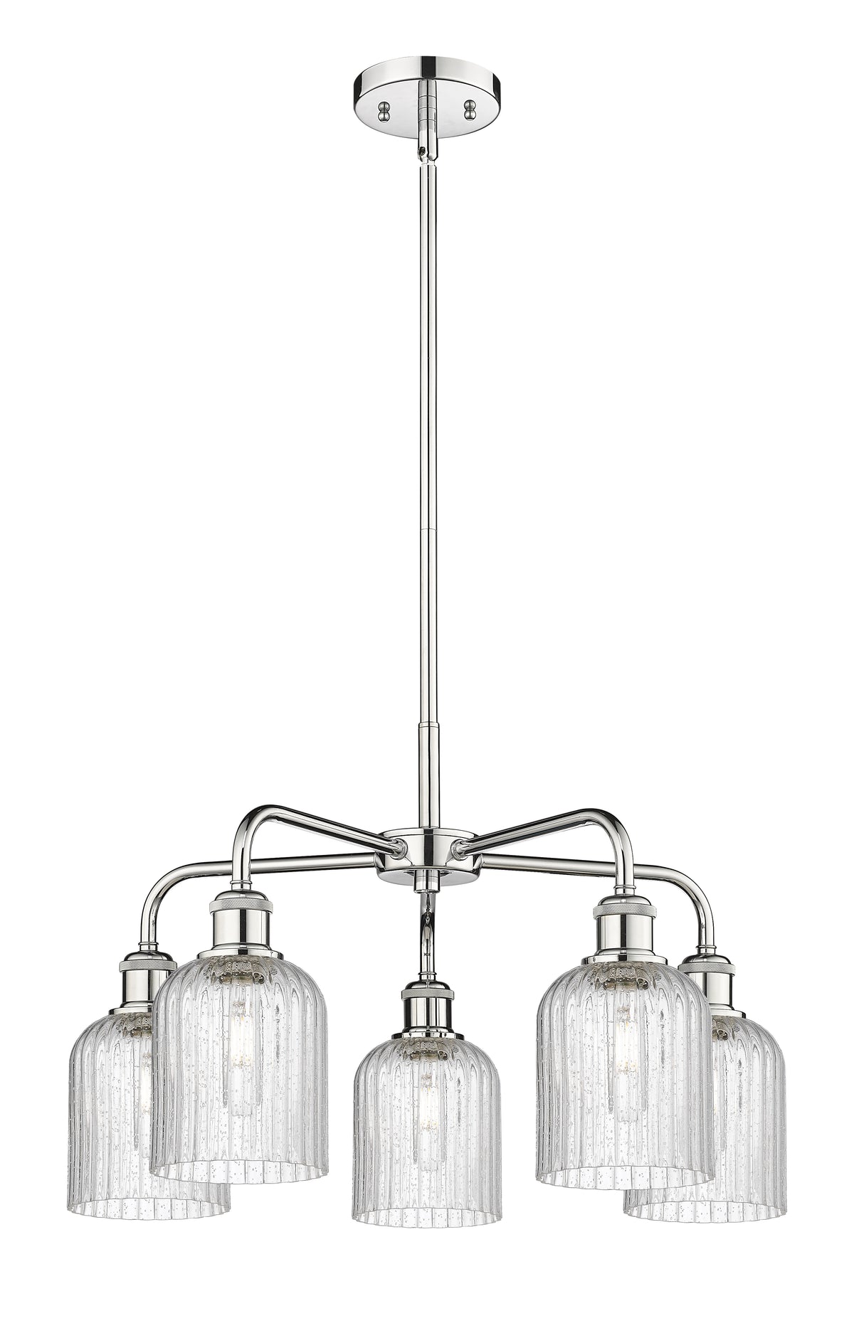 Ballston Chandelier Cast Brass Glass Steel