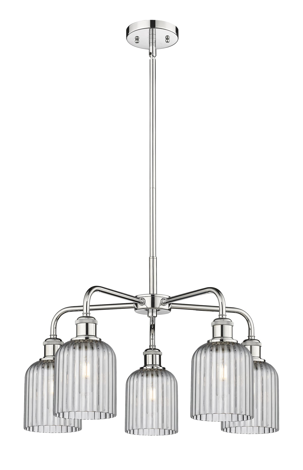 Ballston Chandelier Cast Brass Glass Steel