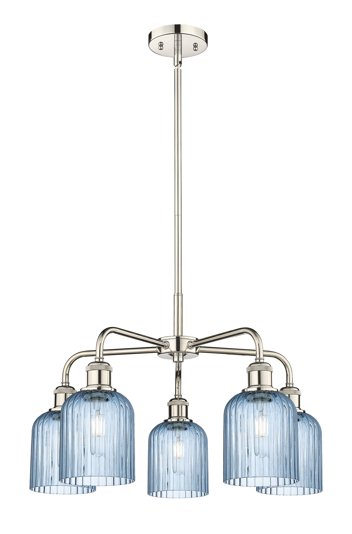Ballston Chandelier Cast Brass Glass Steel