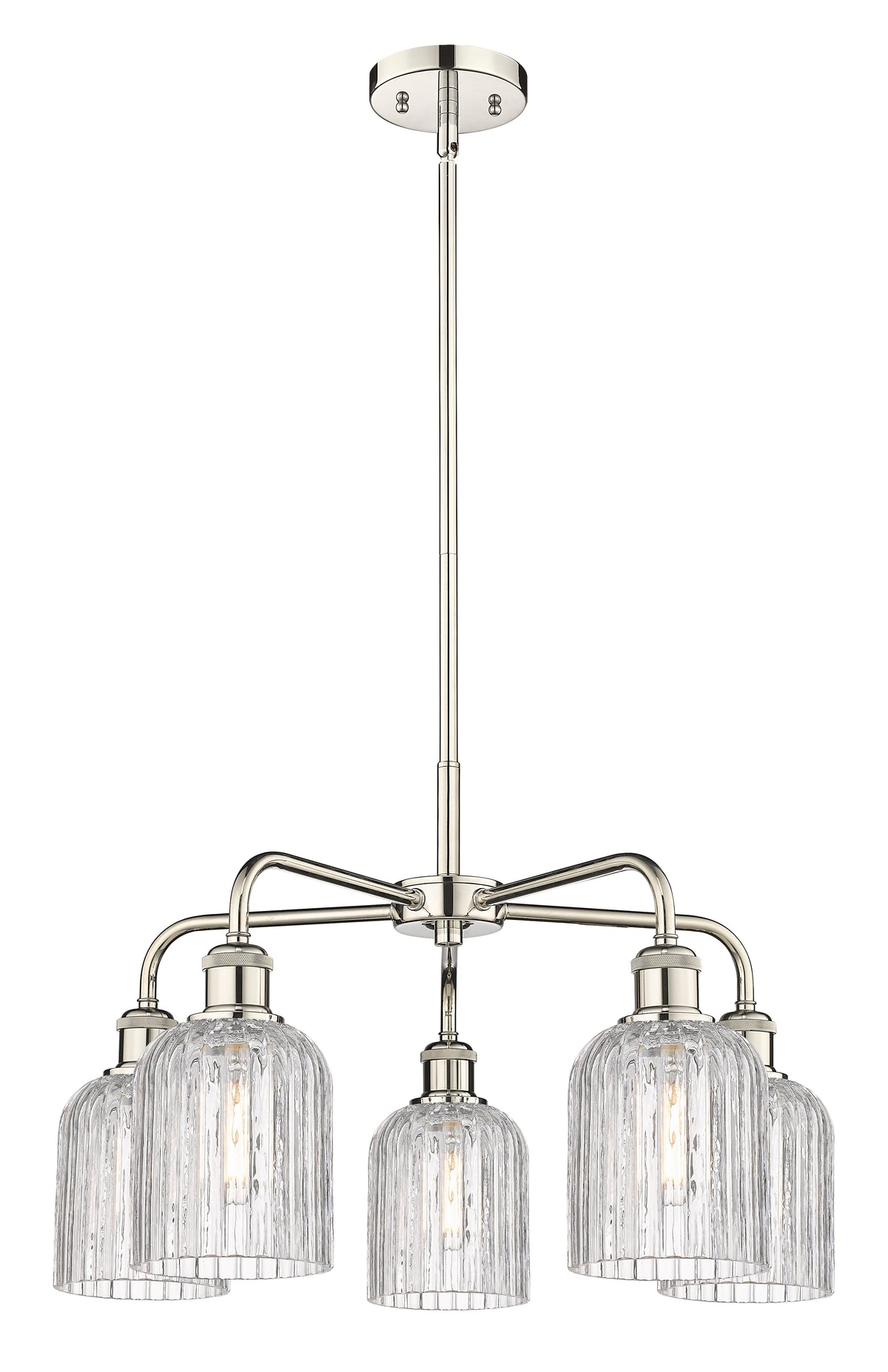 Ballston Chandelier Cast Brass Glass Steel