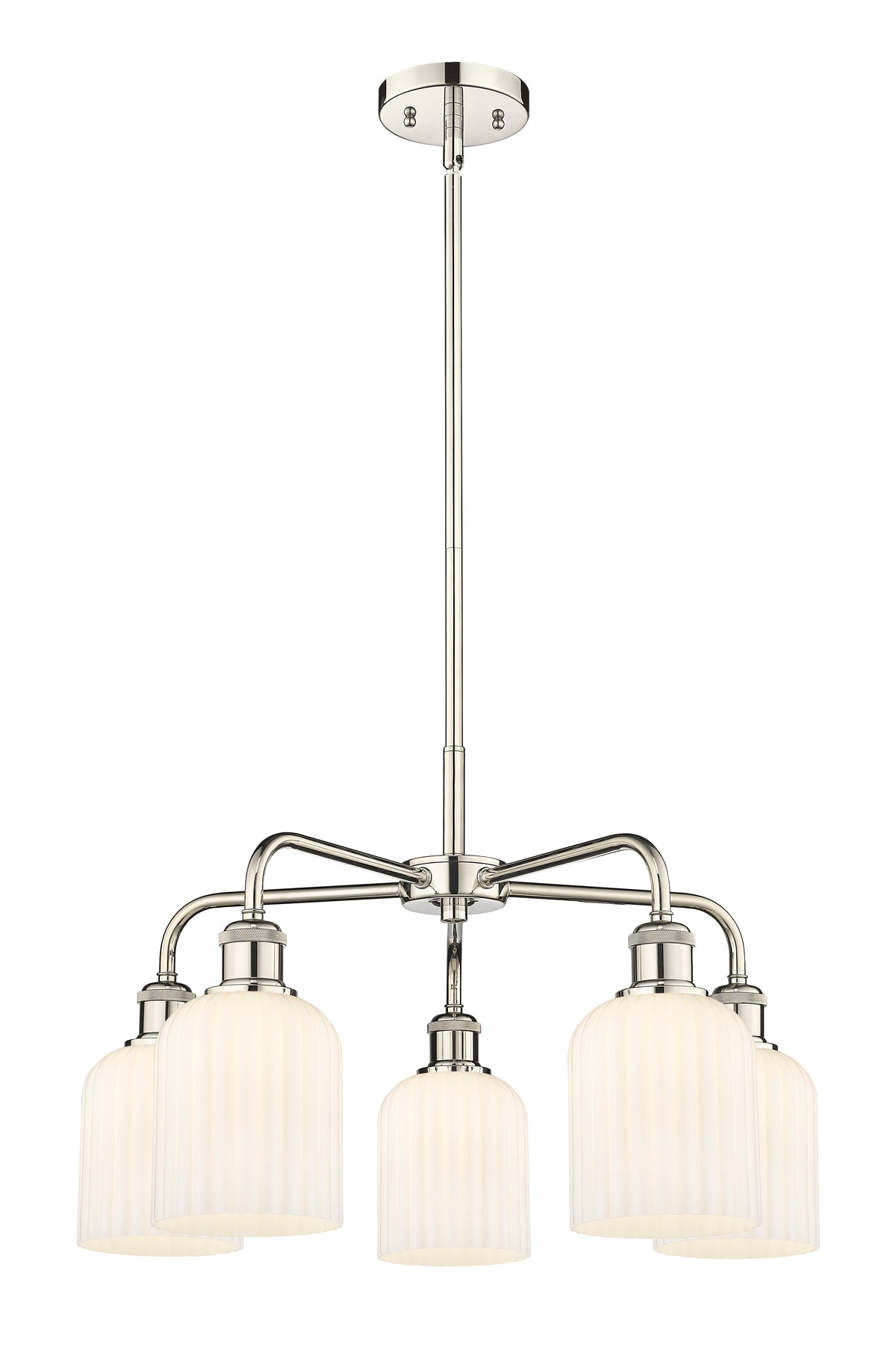 Ballston Chandelier Cast Brass Glass Steel