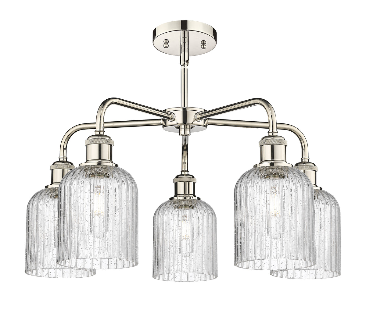 Ballston Chandelier Cast Brass Glass Steel