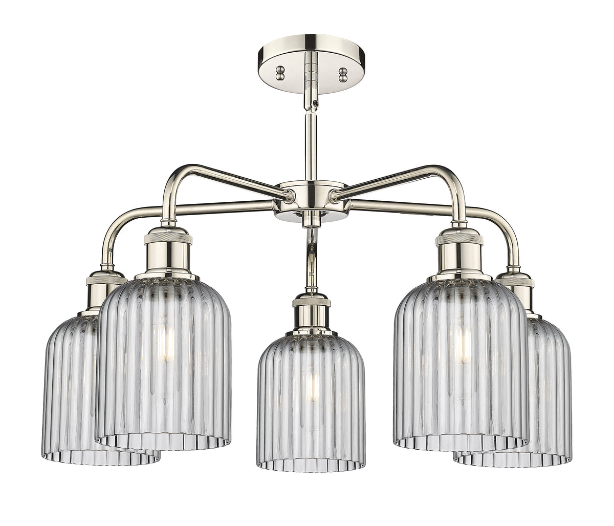 Ballston Chandelier Cast Brass Glass Steel