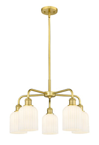 Ballston Chandelier Cast Brass Glass Steel
