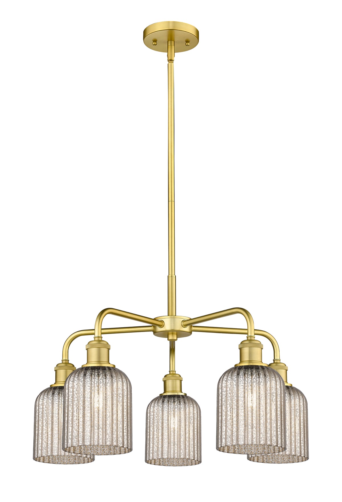 Ballston Chandelier Cast Brass Glass Steel
