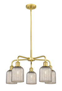 Ballston Chandelier Cast Brass Glass Steel