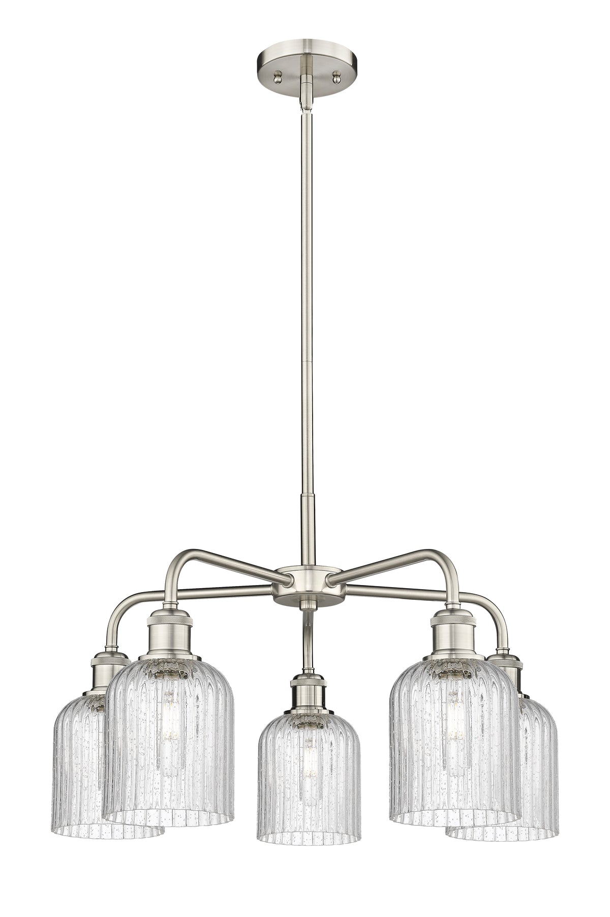 Ballston Chandelier Cast Brass Glass Steel