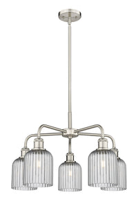 Ballston Chandelier Cast Brass Glass Steel