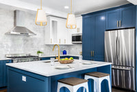 24'' Marco 1 Light Winter Brass Pendant