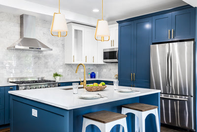 24'' Marco 1 Light Winter Brass Pendant