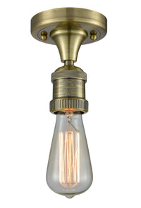 Franklin Semi-Flush Mount Brushed Nickel