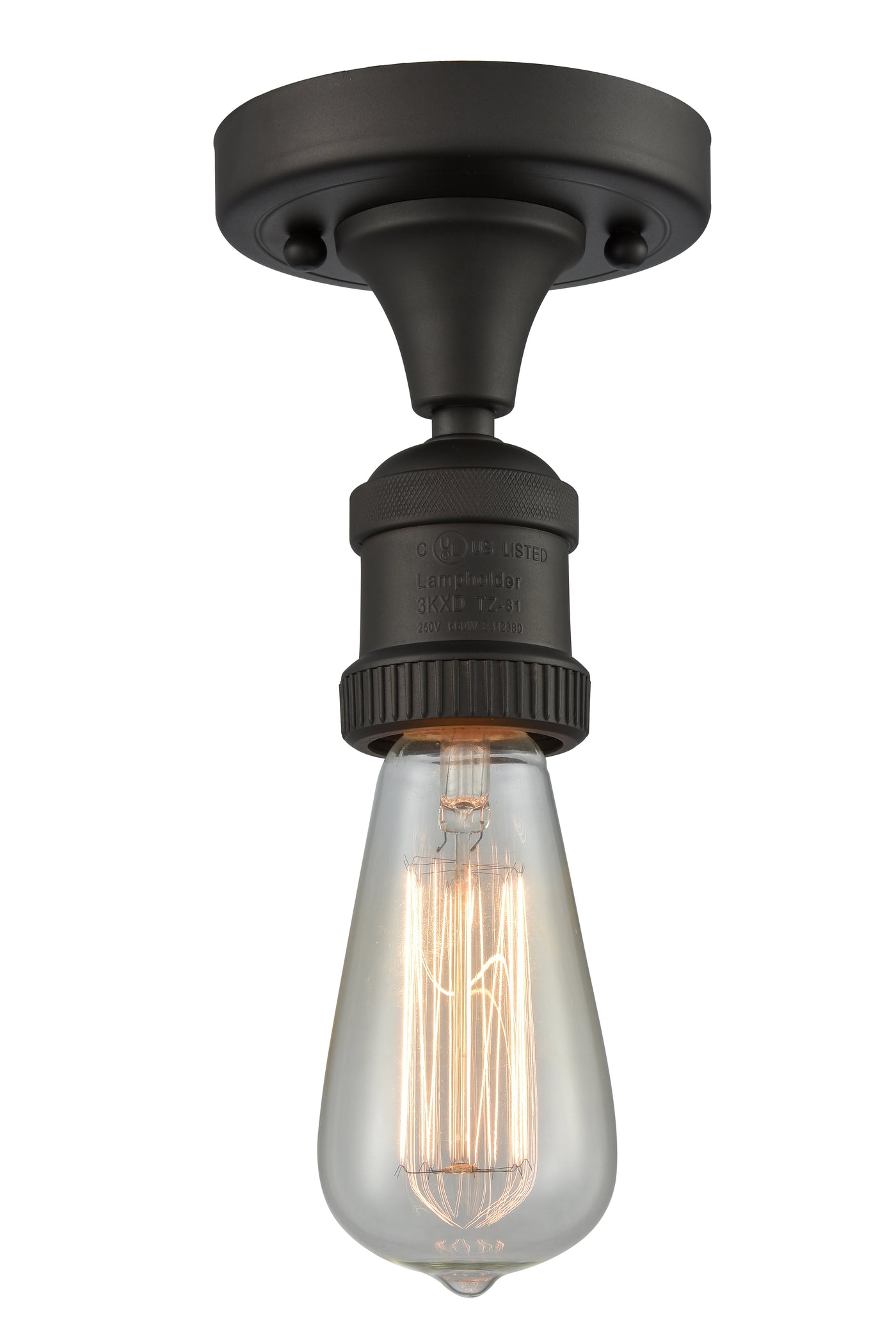 Franklin Semi-Flush Mount Brushed Nickel