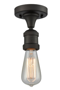 Franklin Semi-Flush Mount Brushed Nickel