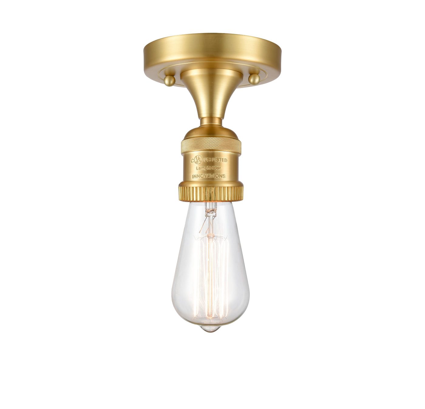 Franklin Semi-Flush Mount Brushed Nickel