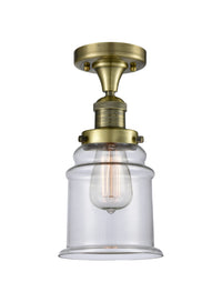 Franklin Semi-Flush Mount Brushed Satin Nickel