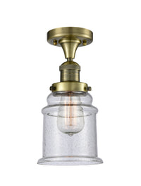 Franklin Semi-Flush Mount Brushed Satin Nickel