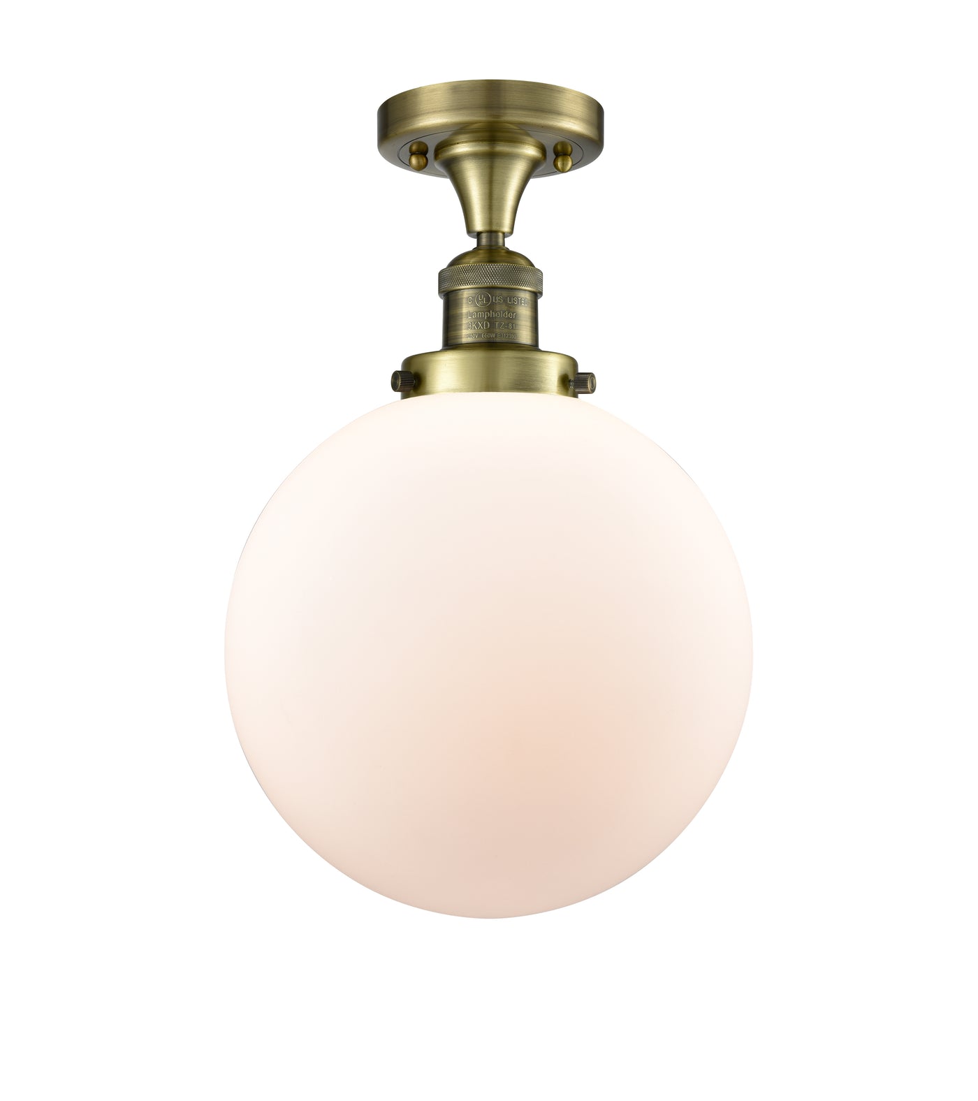 Franklin Semi-Flush Mount Brushed Nickel