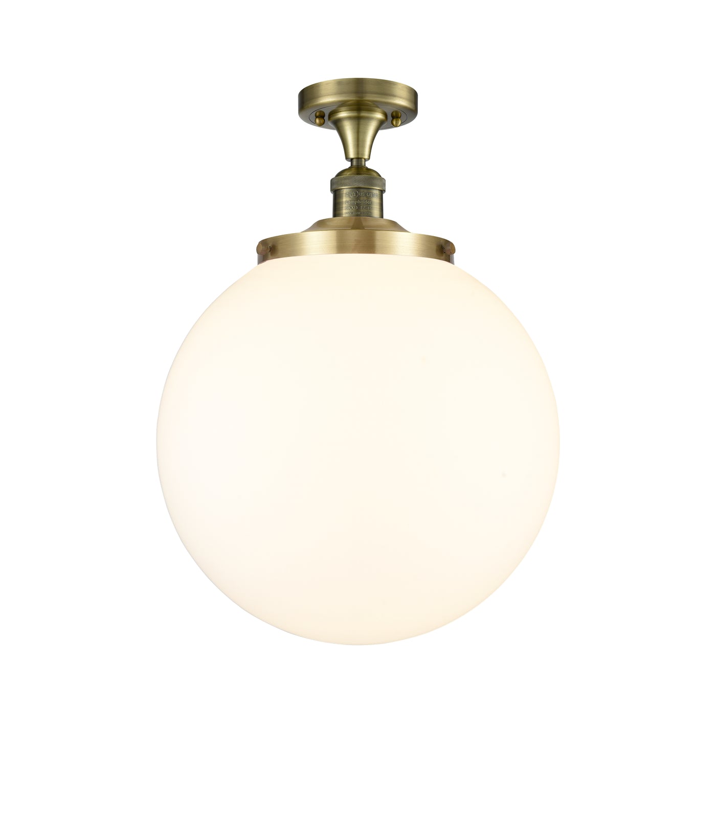 Franklin Semi-Flush Mount Brushed Satin Nickel