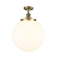 Franklin Semi-Flush Mount Brushed Satin Nickel