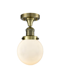 Franklin Semi-Flush Mount Brushed Nickel