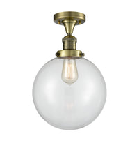 Franklin Semi-Flush Mount Brushed Nickel Steel