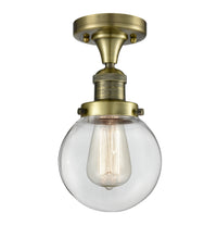 Franklin Semi-Flush Mount Brushed Nickel
