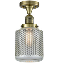 Franklin Semi-Flush Mount Brushed Satin Nickel