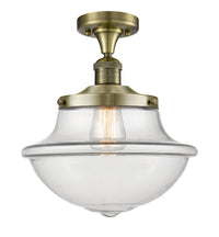 Franklin Semi-Flush Mount Brushed Satin Nickel