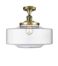 Franklin Semi-Flush Mount Brushed Nickel